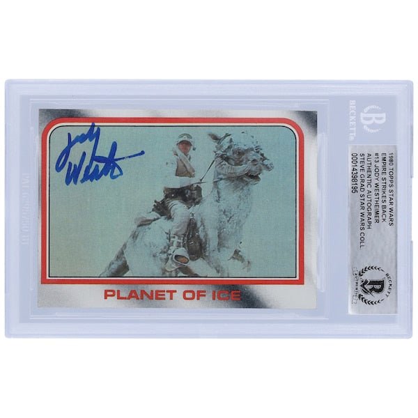 Jody Westheimer Star Wars Autographed 1980 Topps The Empire Strikes Back 13 BGS Authenticated Card - The Ballers Bank