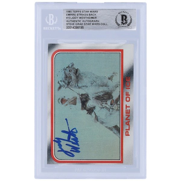 Jody Westheimer Star Wars Autographed 1980 Topps The Empire Strikes Back 13 BGS Authenticated Card - The Ballers Bank