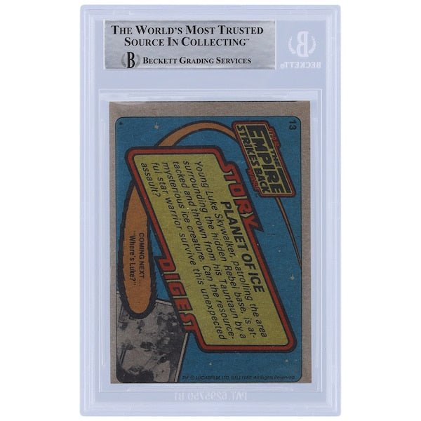 Jody Westheimer Star Wars Autographed 1980 Topps The Empire Strikes Back 13 BGS Authenticated Card - The Ballers Bank