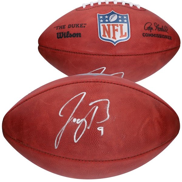 Joe Burrow Cincinnati Bengals Fanatics Authentic Autographed Duke Game Football - The Ballers Bank