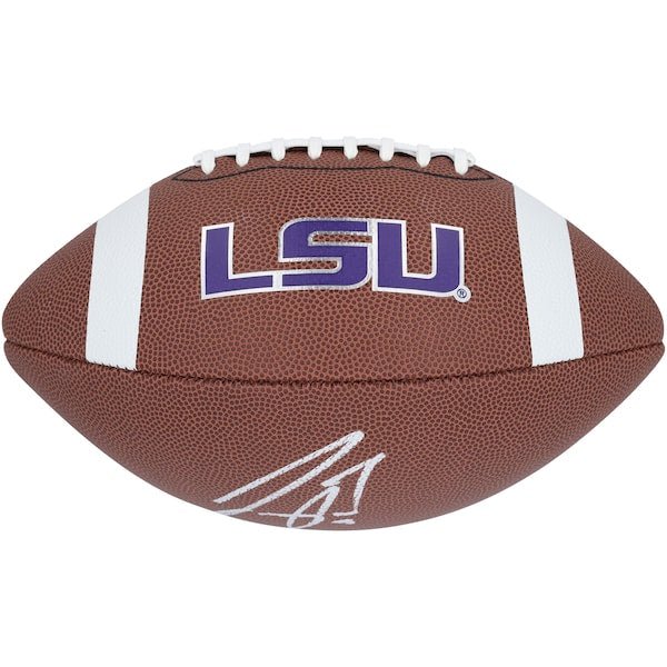 Joe Burrow LSU Tigers Autographed Fanatics Authentic Nike Team Replica Football - The Ballers Bank
