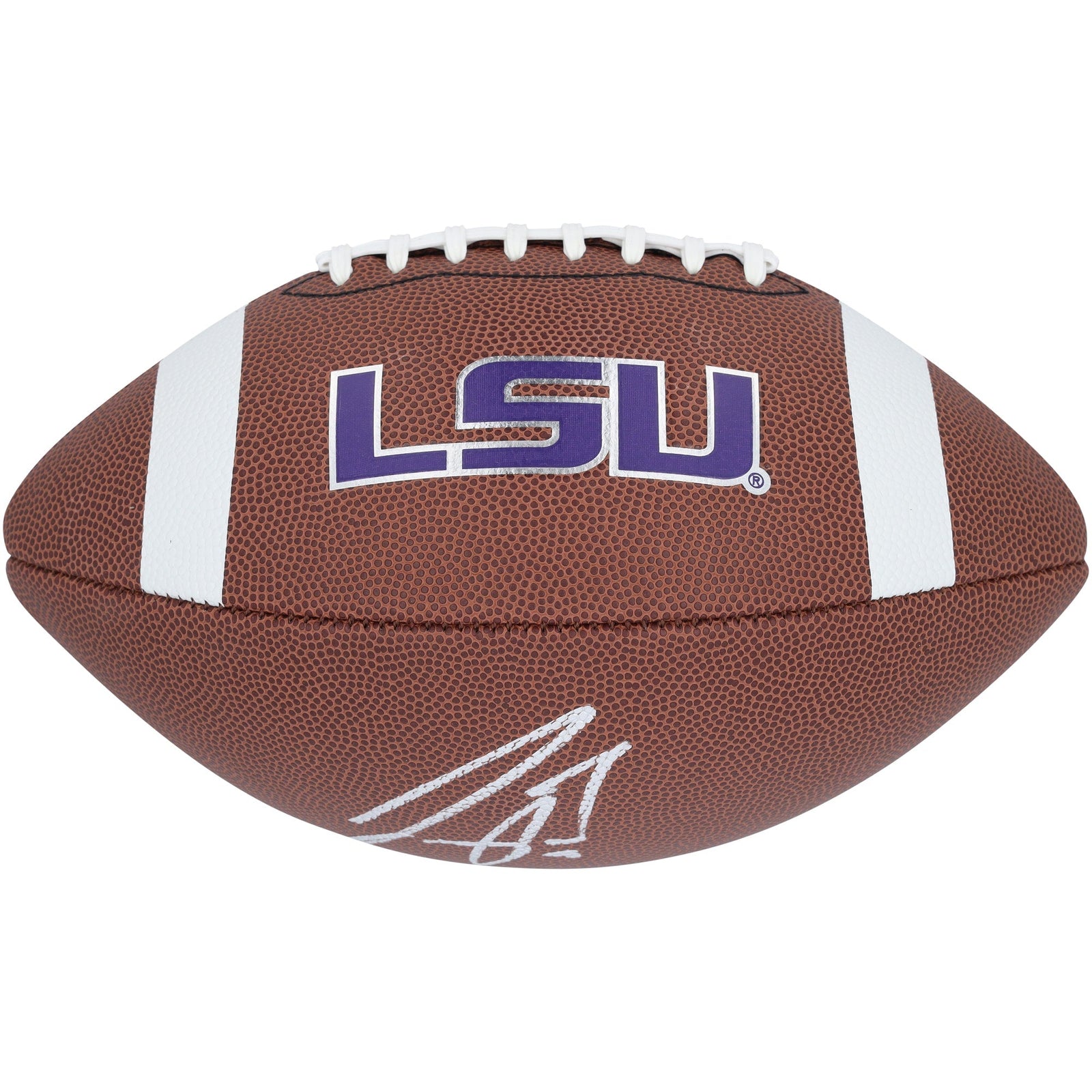 Joe Burrow LSU Tigers Autographed Fanatics Authentic Nike Team Replica Football - The Ballers Bank