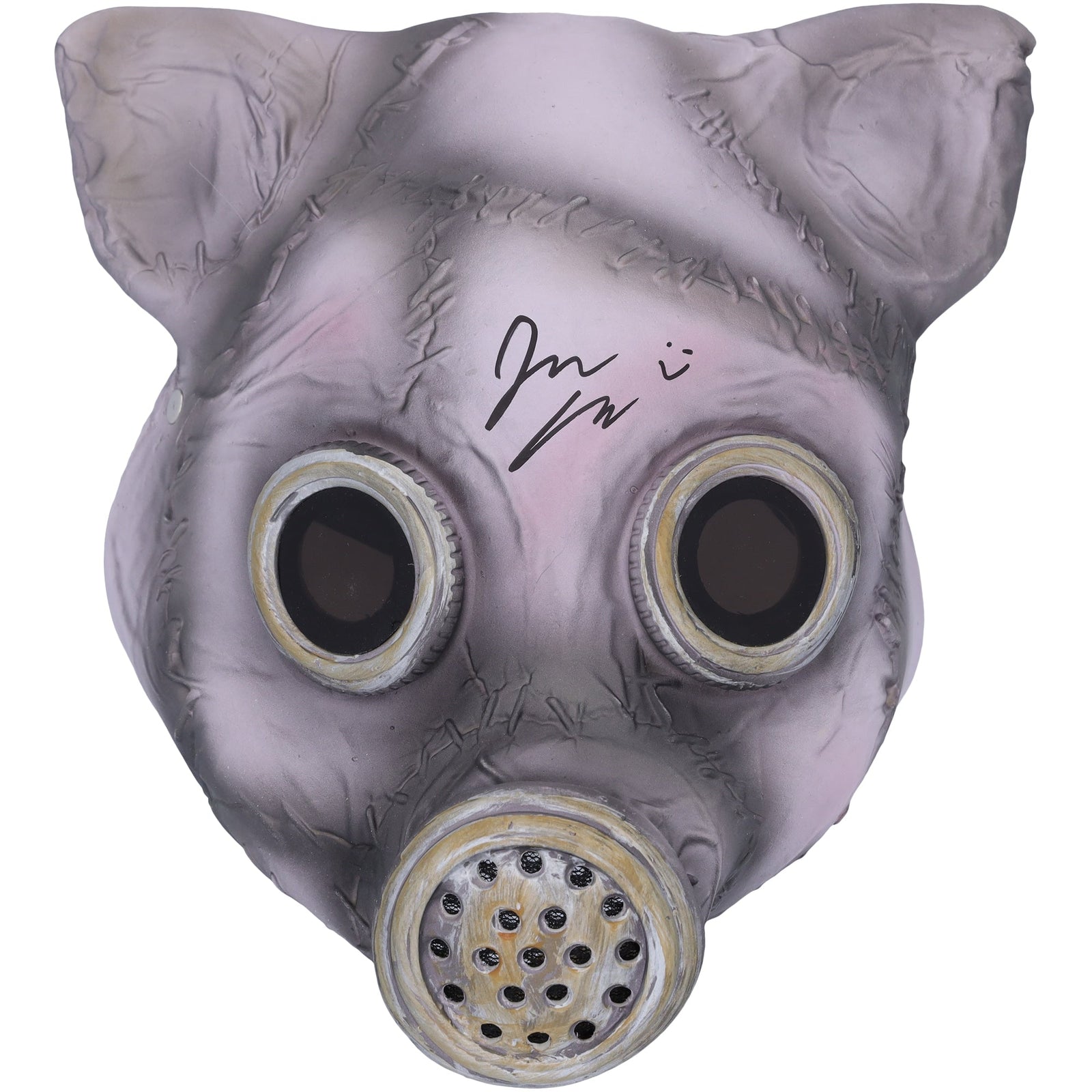 Joe Gacy WWE Autographed Fanatics Authentic Huscus The Pig Replica Mask - The Ballers Bank