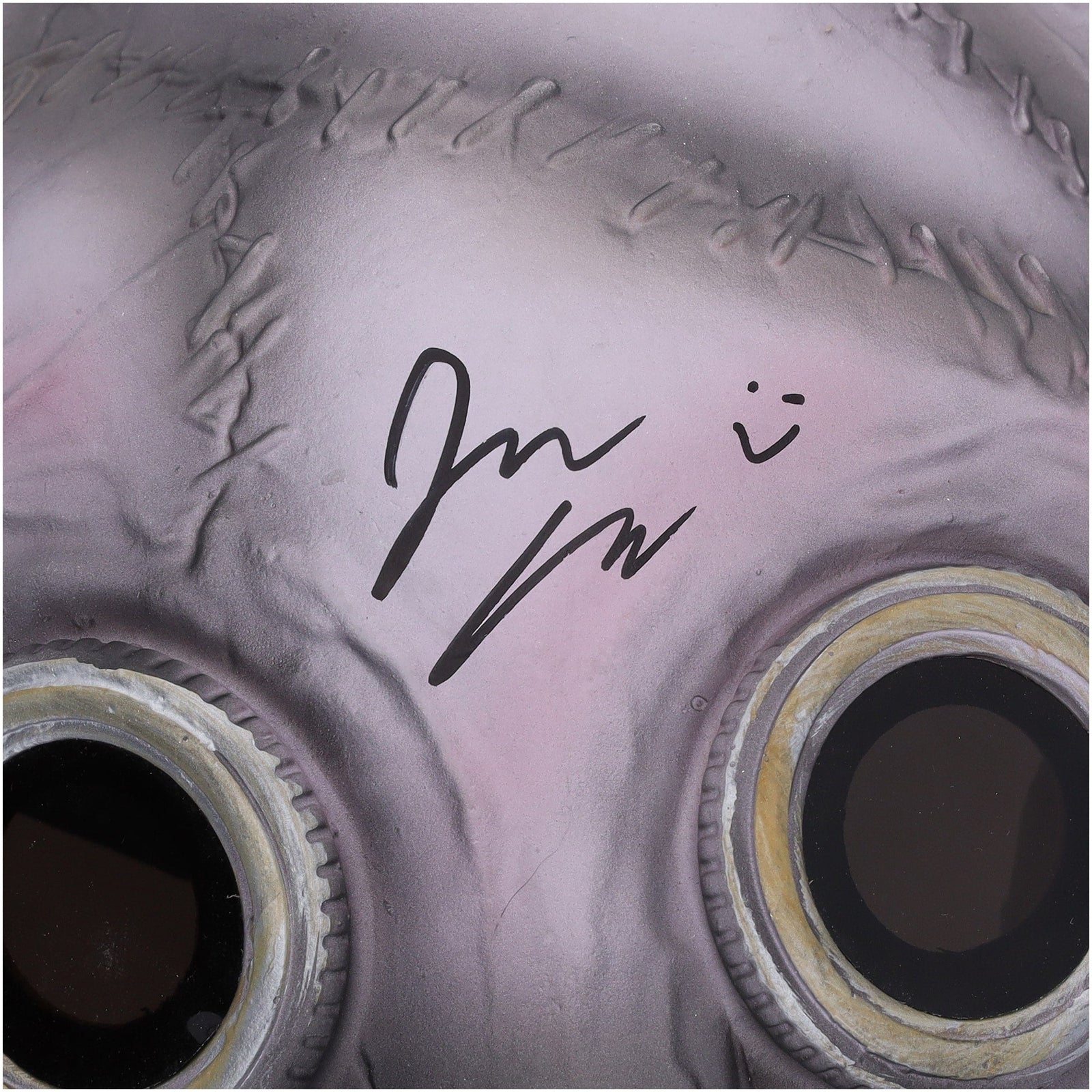 Joe Gacy WWE Autographed Fanatics Authentic Huscus The Pig Replica Mask - The Ballers Bank