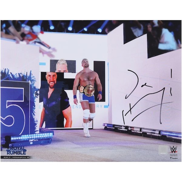Joe Hendry WWE Autographed Fanatics Authentic 16" x 20" 2025 Royal Rumble Debut Photograph - The Ballers Bank