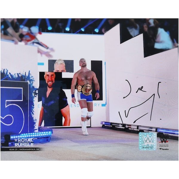 Joe Hendry WWE Autographed Fanatics Authentic 8" x 10" 2025 Royal Rumble Debut Photograph - The Ballers Bank