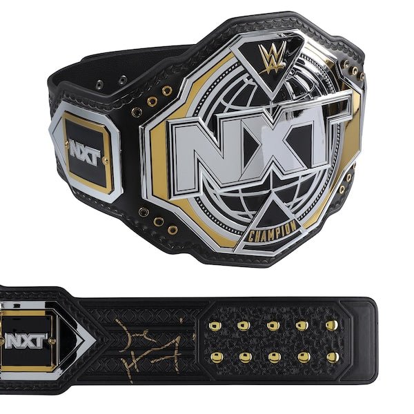 Joe Hendry WWE Autographed Fanatics Authentic Men's NXT Championship Replica Title Belt - The Ballers Bank
