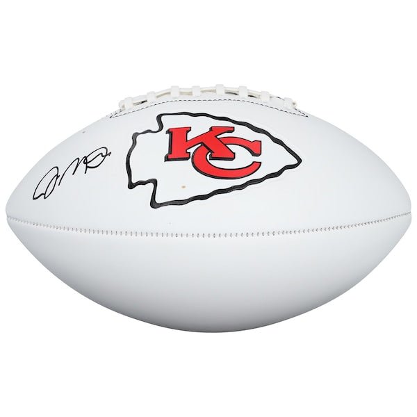 Joe Montana Kansas City Chiefs Autographed Fanatics Authentic Franklin White Panel Football - The Ballers Bank