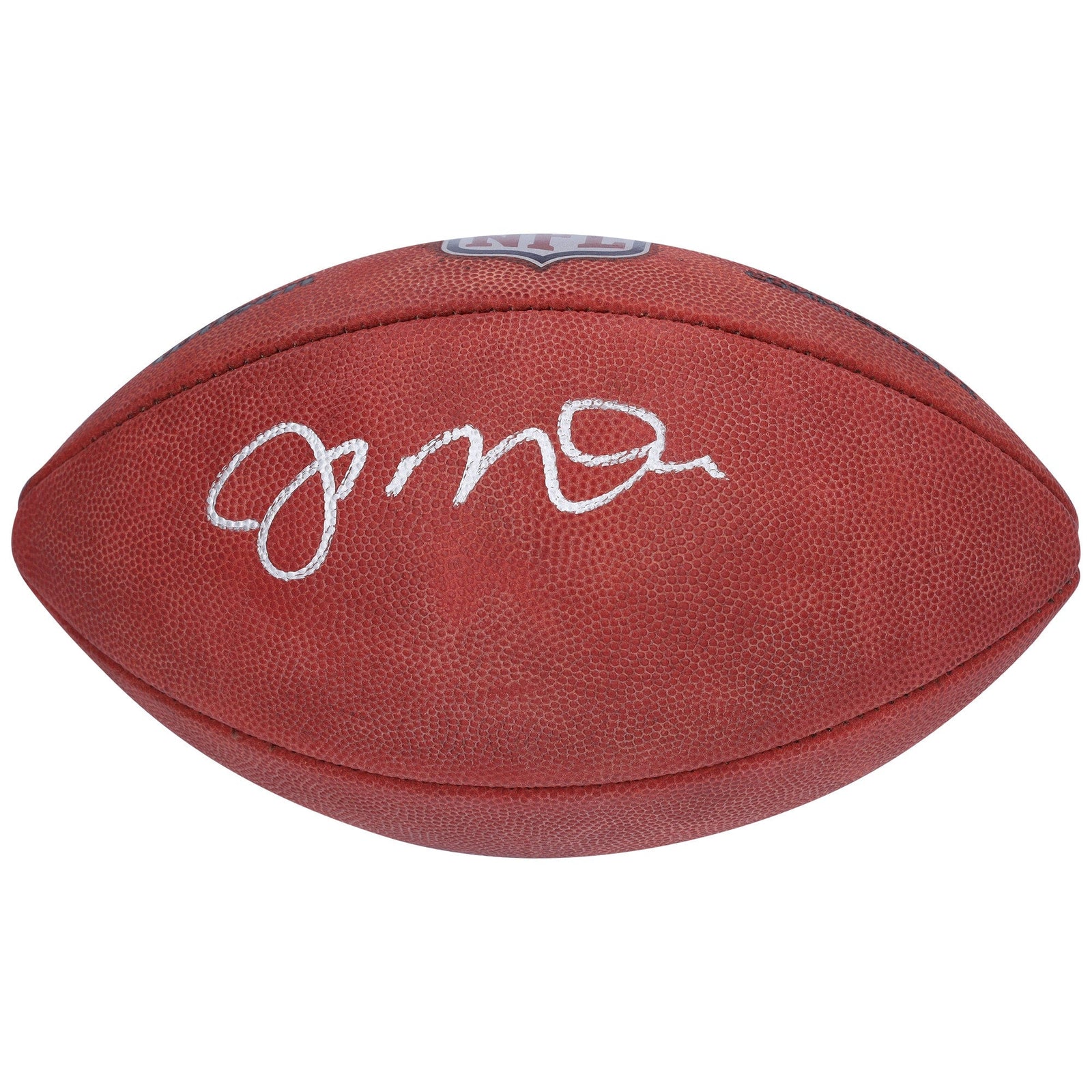 Joe Montana San Francisco 49ers Autographed Fanatics Authentic Duke Full Color Football - The Ballers Bank