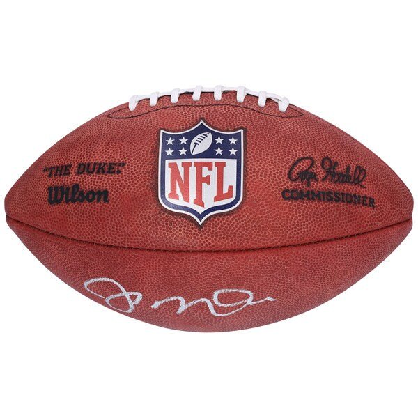 Joe Montana San Francisco 49ers Autographed Fanatics Authentic Duke Full Color Football - The Ballers Bank