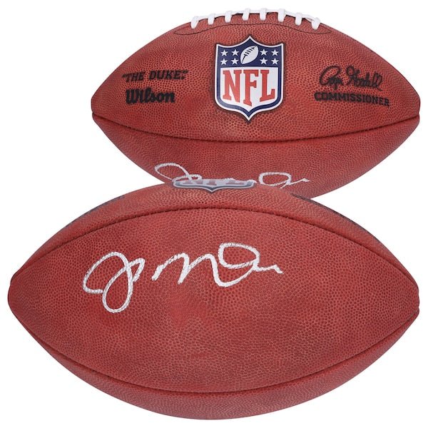 Joe Montana San Francisco 49ers Autographed Fanatics Authentic Duke Full Color Football - The Ballers Bank
