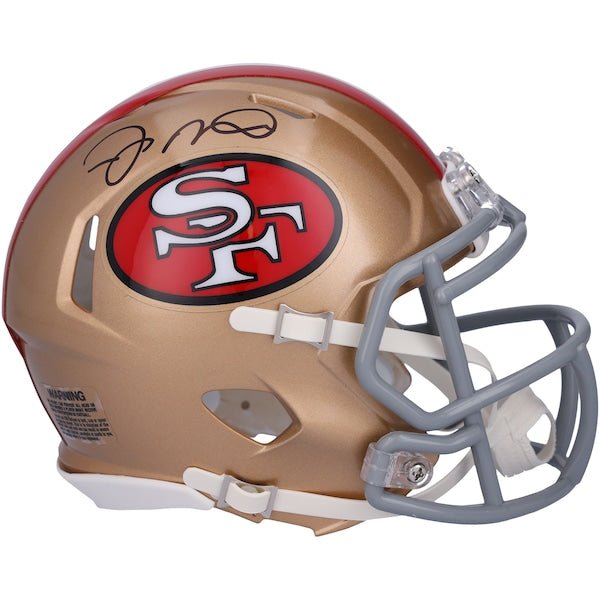 Joe Montana San Francisco 49ers Fanatics Authentic Autographed Riddell 1964 - 1995 Throwback Speed Mini Helmet - The Ballers Bank