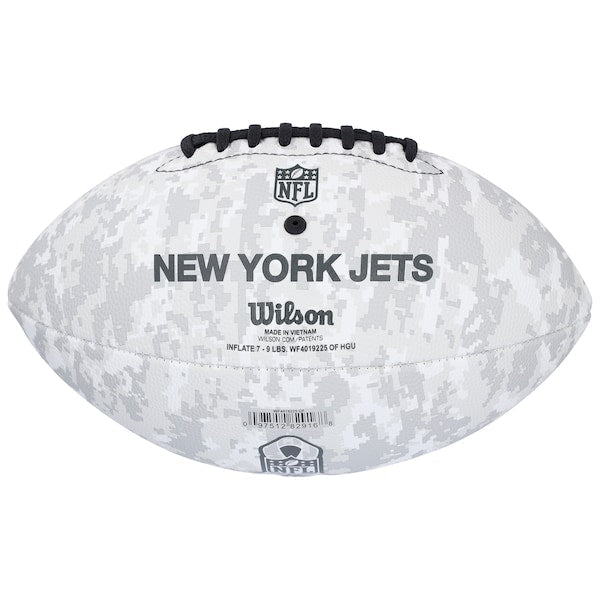 Joe Namath New York Jets Autographed Fanatics Authentic 2024 Salute To Service Wilson Football - The Ballers Bank