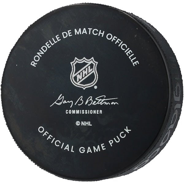 Joe Pavelski San Jose Sharks Autographed Fanatics Authentic 35th Anniversary Official Game Puck - The Ballers Bank