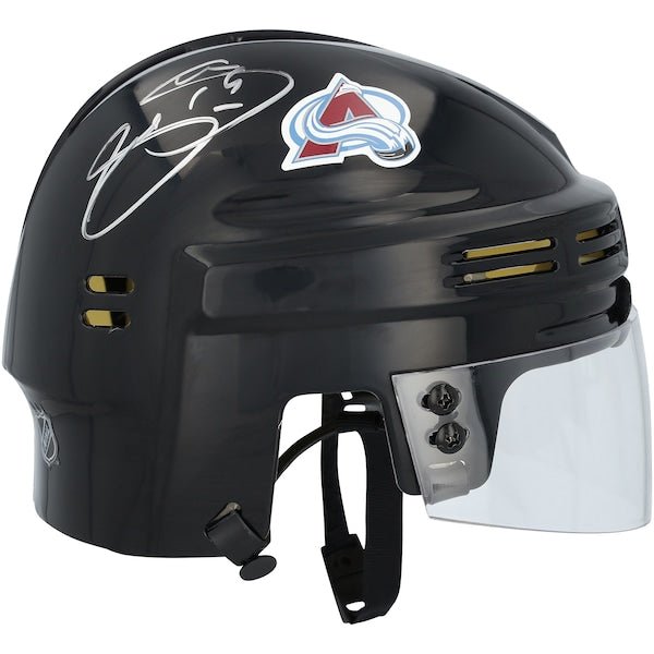 Joe Sakic Colorado Avalanche Autographed Fanatics Authentic Black Mini Helmet - The Ballers Bank