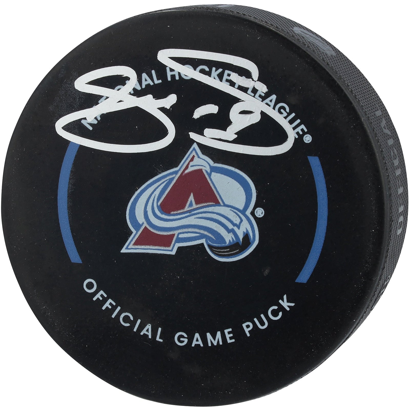 Joe Sakic Colorado Avalanche Autographed Fanatics Authentic Official Game Puck - The Ballers Bank