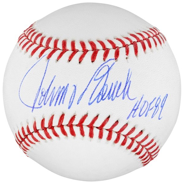Johnny Bench Cincinnati Reds Fanatics Authentic Autographed Baseball with "HOF 89" Inscription - The Ballers Bank