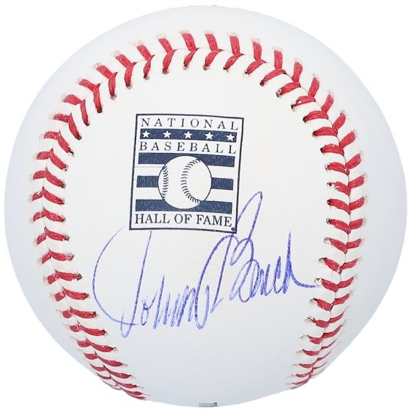 Johnny Bench Cincinnati Reds Fanatics Authentic Autographed Hall of Fame Logo Baseball - The Ballers Bank
