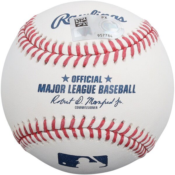 Jonah Tong New York Mets Autographed Fanatics Authentic Baseball with "LGM!" Inscription - The Ballers Bank