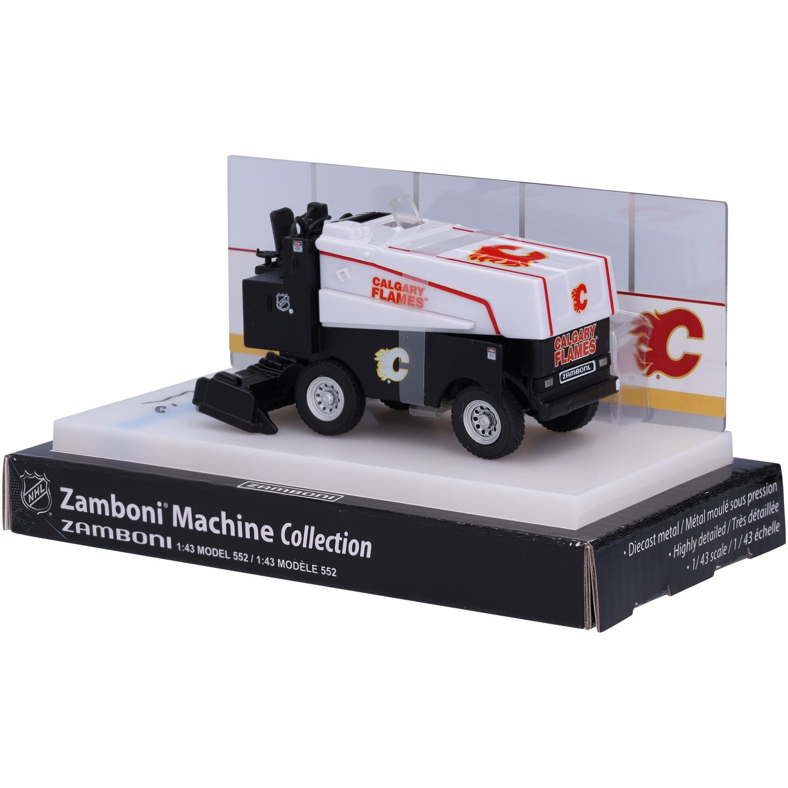 Jonathan Huberdeau Calgary Flames Autographed Fanatics Authentic 1:43 Scale Die - Cast Zamboni - The Ballers Bank