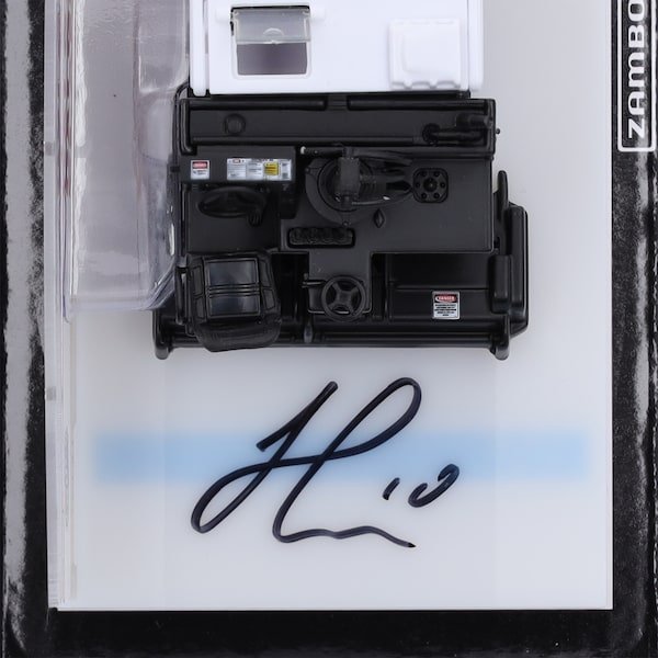 Jonathan Huberdeau Calgary Flames Autographed Fanatics Authentic 1:43 Scale Die - Cast Zamboni - The Ballers Bank