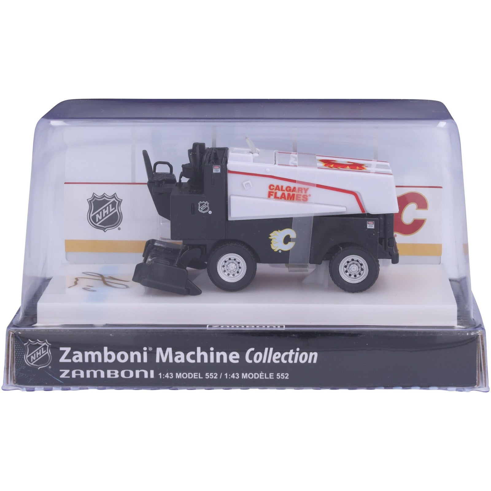 Jonathan Huberdeau Calgary Flames Autographed Fanatics Authentic 1:43 Scale Die - Cast Zamboni - The Ballers Bank