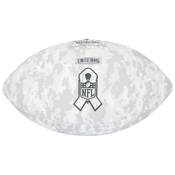 Jonathan Taylor Indianapolis Colts Autographed Fanatics Authentic Wilson 2024 Salute To Service Football - The Ballers Bank