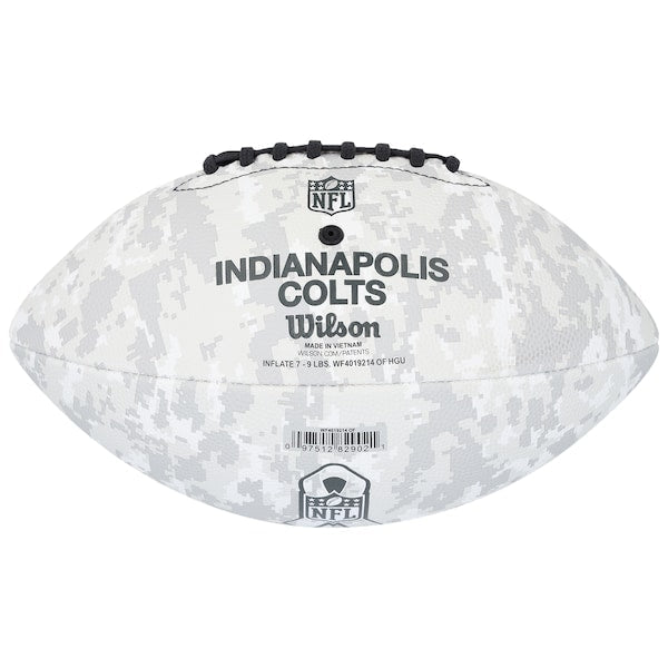 Jonathan Taylor Indianapolis Colts Autographed Fanatics Authentic Wilson 2024 Salute To Service Football - The Ballers Bank