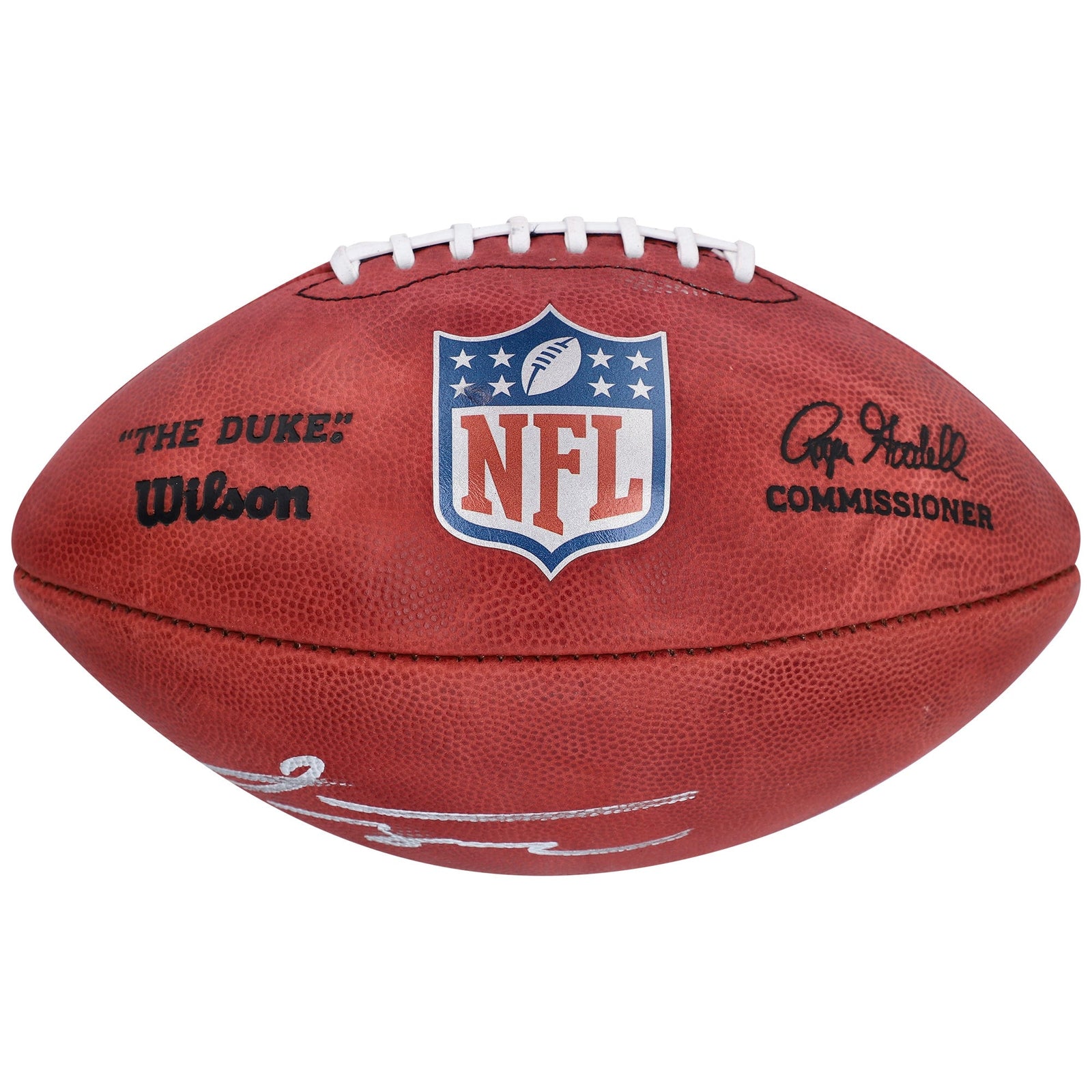 Jonathan Taylor Indianapolis Colts Fanatics Authentic Autographed Duke Game Football - The Ballers Bank