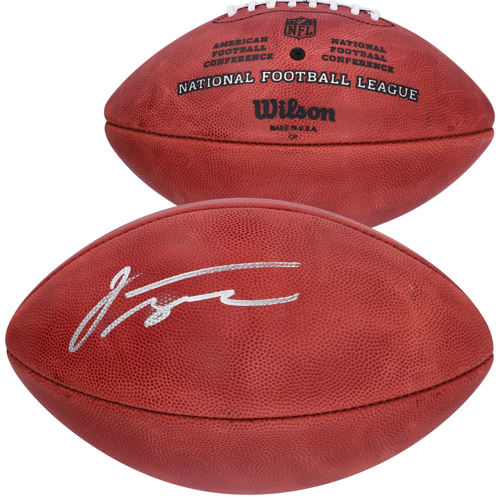 Jonathan Taylor Indianapolis Colts Fanatics Authentic Autographed Duke Game Football - The Ballers Bank