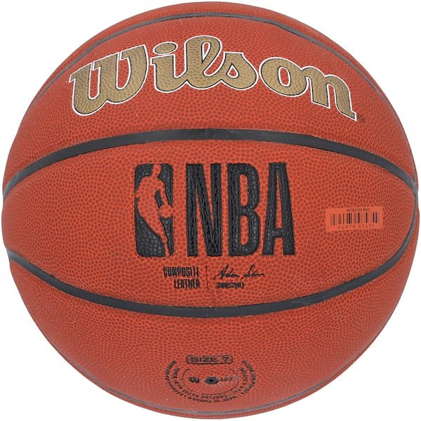 Jordan Hawkins New Orleans Pelicans Autographed Fanatics Authentic Wilson Team Logo Basketball - The Ballers Bank