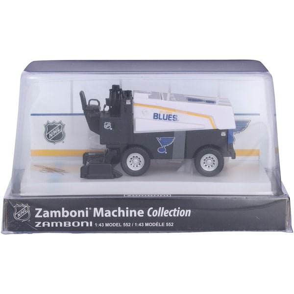 Jordan Kyrou St. Louis Blues Autographed Fanatics Authentic 1:43 Scale Die - Cast Zamboni - The Ballers Bank
