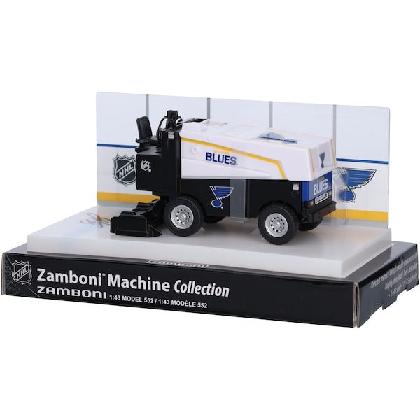Jordan Kyrou St. Louis Blues Autographed Fanatics Authentic 1:43 Scale Die - Cast Zamboni - The Ballers Bank