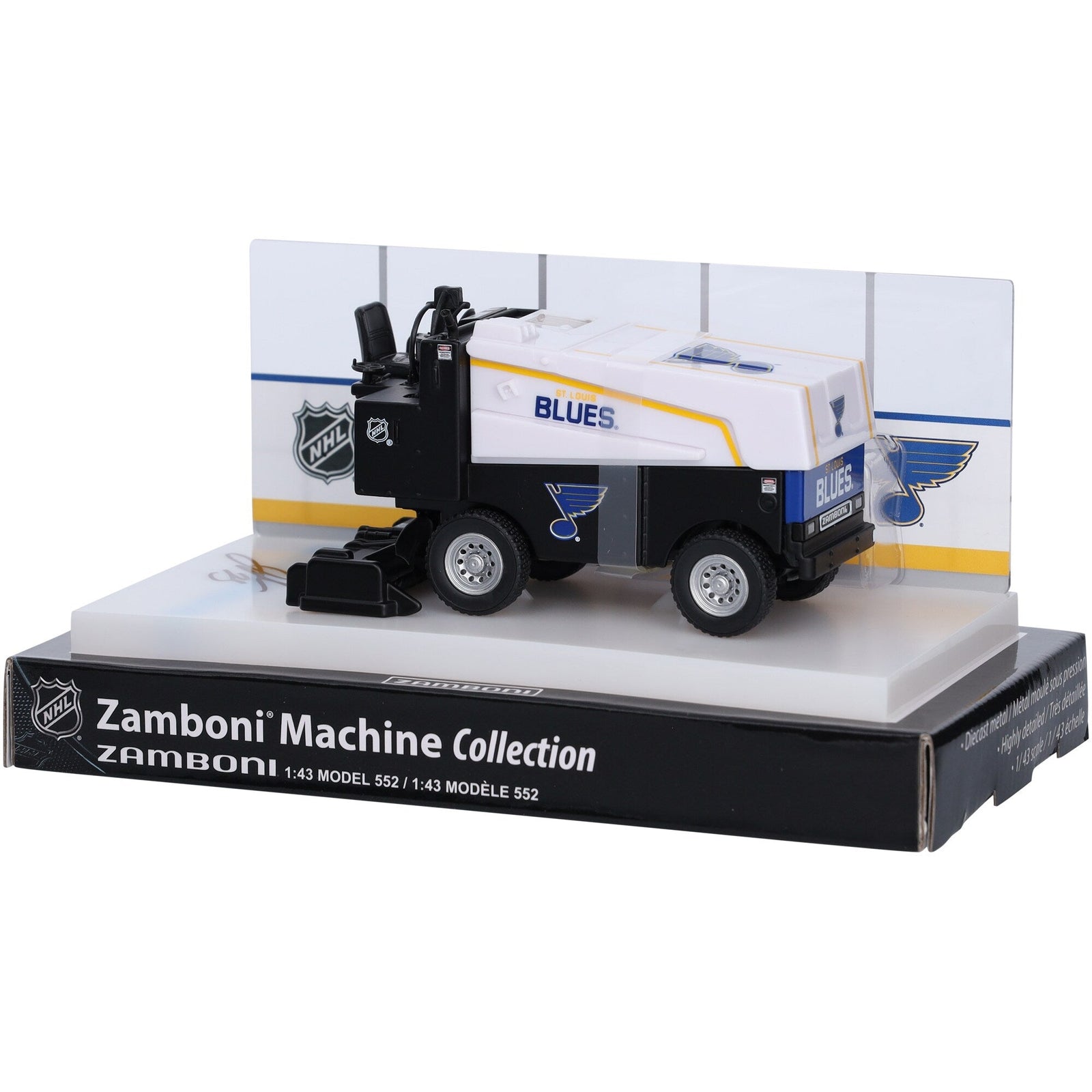 Jordan Kyrou St. Louis Blues Autographed Fanatics Authentic 1:43 Scale Die - Cast Zamboni - The Ballers Bank