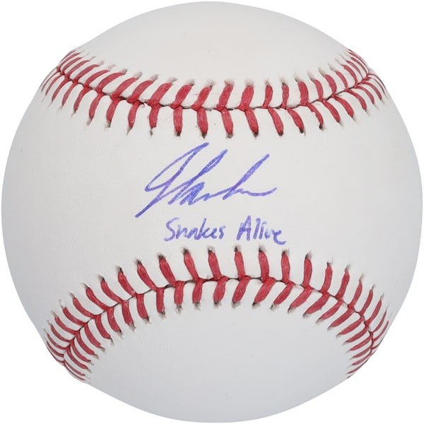 Jordan Lawlar Arizona Diamondbacks Autographed Fanatics Authentic Baseball with "Snakes Alive" Inscription - The Ballers Bank