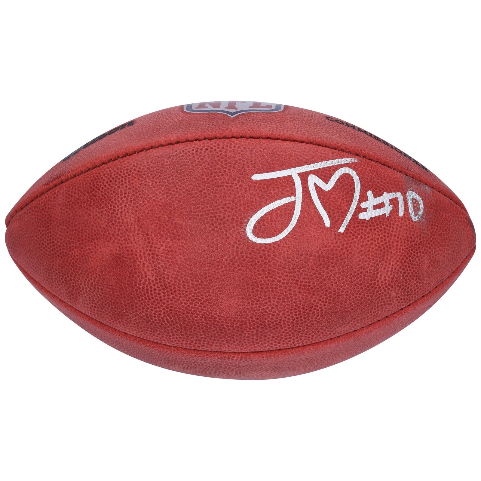 Jordan Love Green Bay Packers Autographed Fanatics Authentic Duke Full Color Football - The Ballers Bank