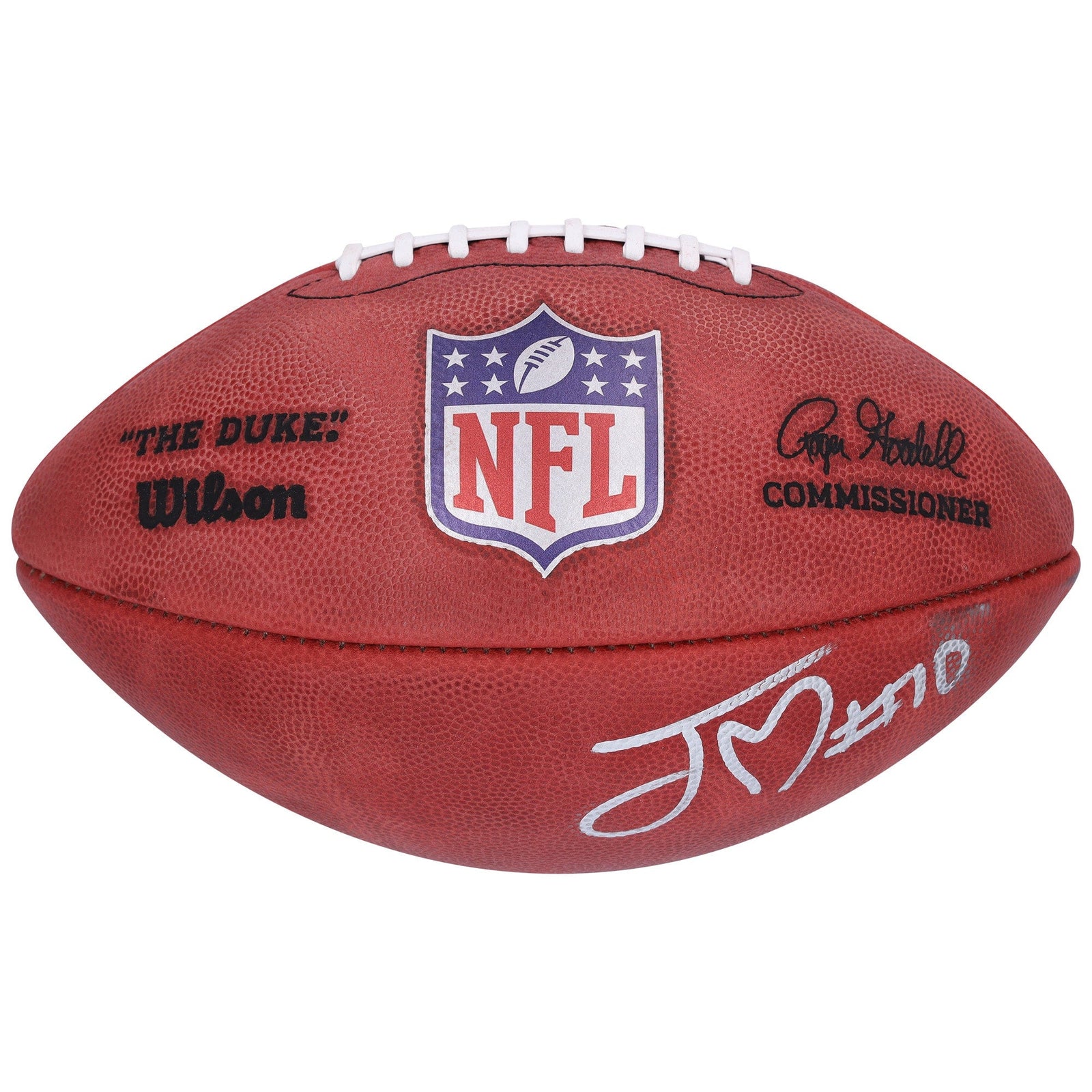 Jordan Love Green Bay Packers Autographed Fanatics Authentic Duke Full Color Football - The Ballers Bank