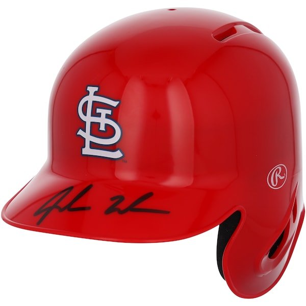 Jordan Walker St. Louis Cardinals Autographed Fanatics Authentic Mini Batting Helmet - The Ballers Bank