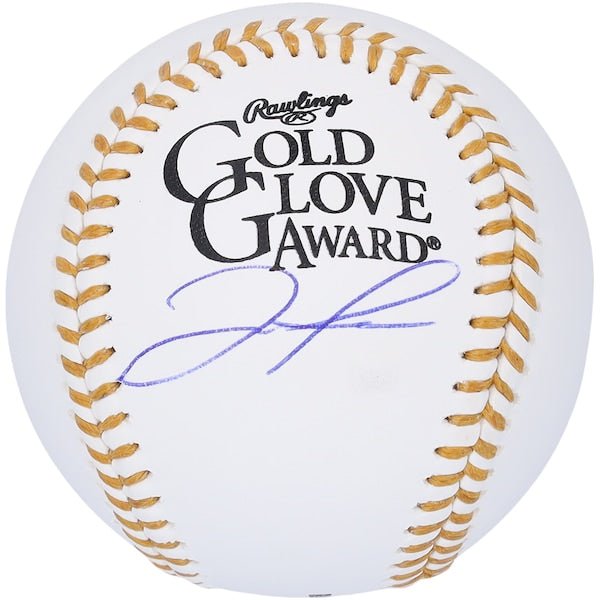 Jose Trevino Cincinnati Reds Autographed Fanatics Authentic Gold Glove Baseball - The Ballers Bank