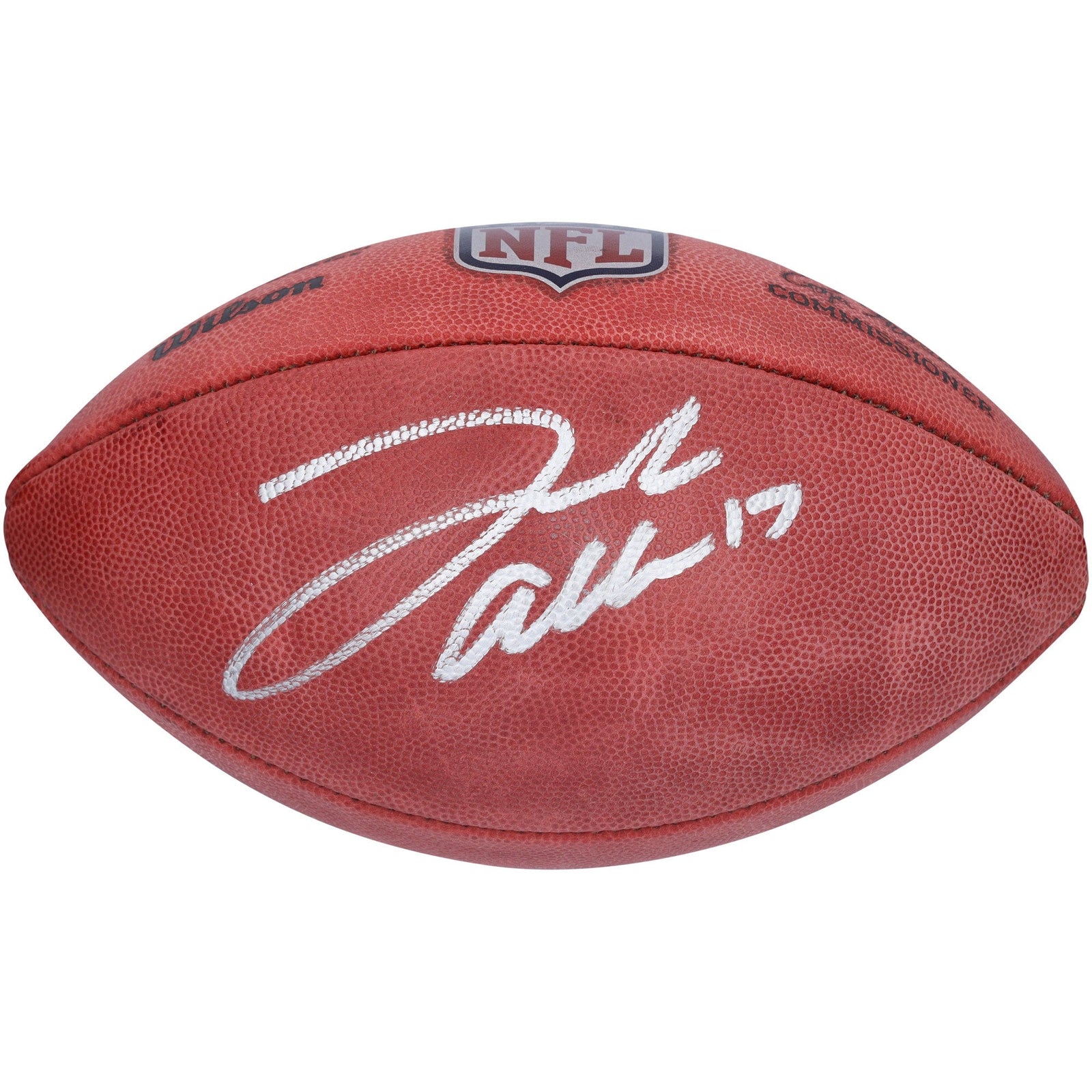 Josh Allen Buffalo Bills Fanatics Authentic Autographed Wilson Duke Full Color Pro Football - The Ballers Bank