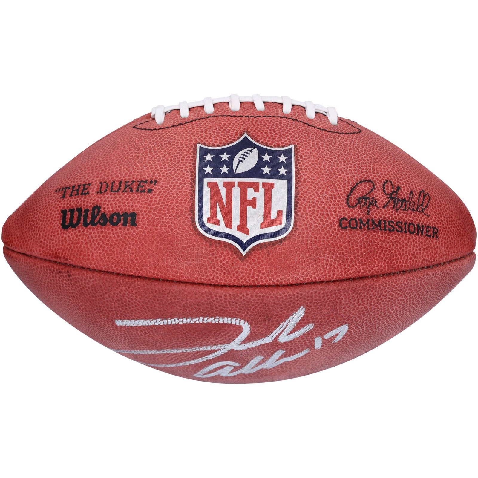 Josh Allen Buffalo Bills Fanatics Authentic Autographed Wilson Duke Full Color Pro Football - The Ballers Bank