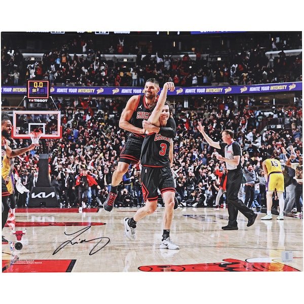 Josh Giddey Chicago Bulls Autographed Fanatics Authentic 16" x 20" Game Winner vs. Lakers Photograph - The Ballers Bank