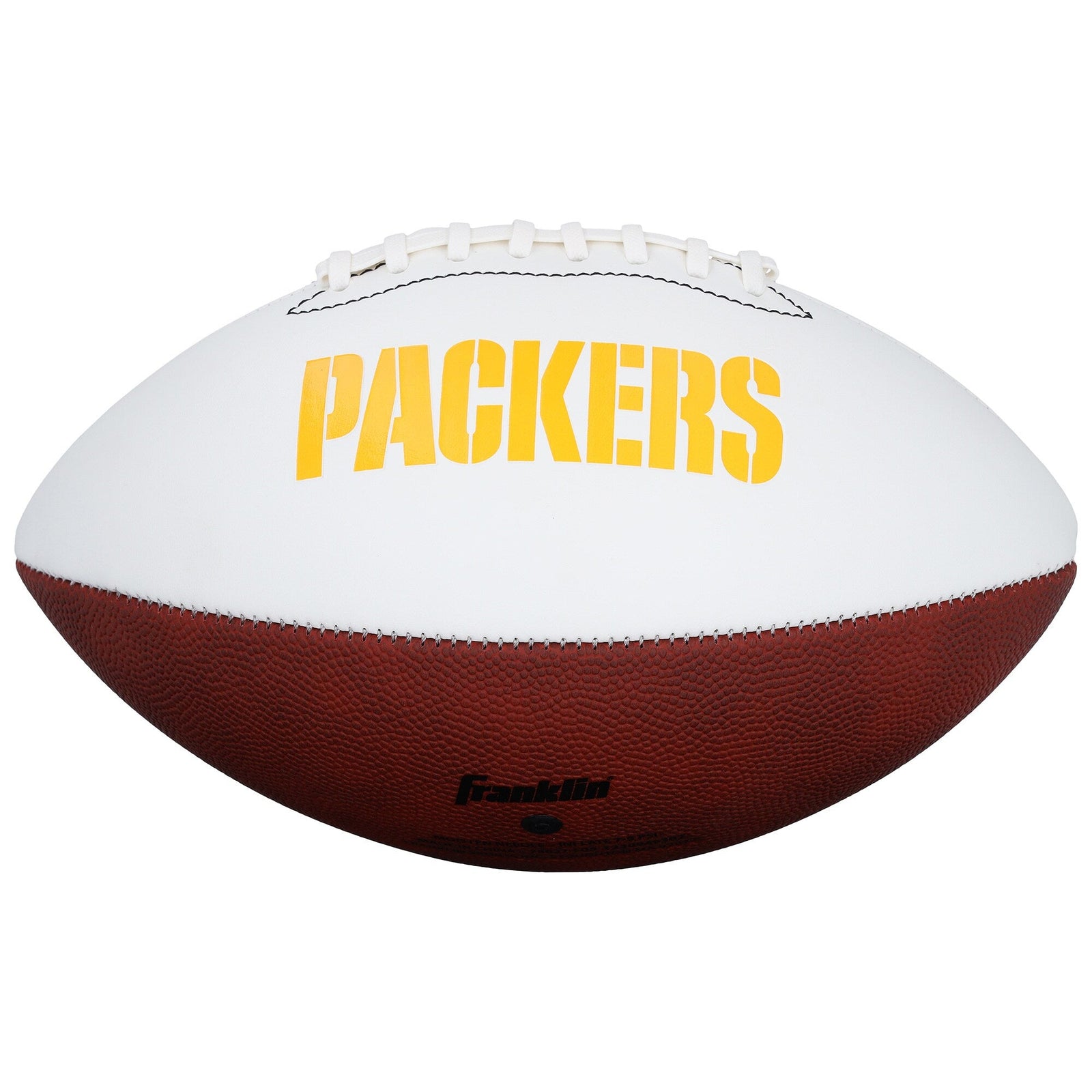 Josh Jacobs Green Bay Packers Autographed Fanatics Authentic Franklin White Panel Football - The Ballers Bank
