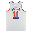 Jalen Brunson New York Knicks Autographed Fanatics Authentic White Nike Association Edition Swingman Jersey
