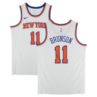 Jalen Brunson New York Knicks Autographed Fanatics Authentic White Nike Association Edition Swingman Jersey