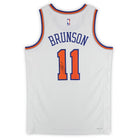 Jalen Brunson New York Knicks Autographed Fanatics Authentic White Nike Association Edition Swingman Jersey