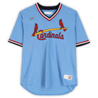 Willson Contreras St. Louis Cardinals Autographed Fanatics Authentic Light Blue Nike Cooperstown Replica Jersey