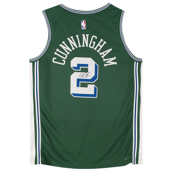 Cade Cunningham Detroit Pistons Autographed Fanatics Authentic Green Nike 2022-2023 City Edition Swingman Jersey