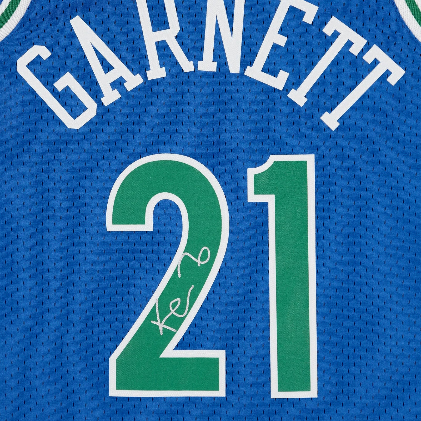 Kevin Garnett Signed Minnesota Timberwolves Jersey | 1995-96 Mitchell & Ness