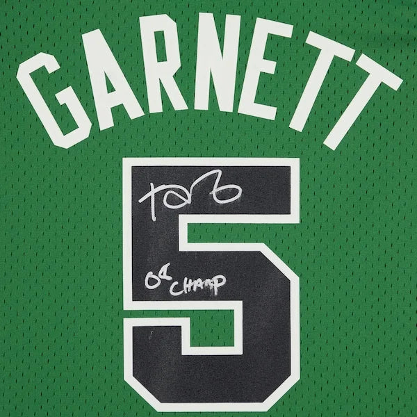 Kevin Garnett Signed Boston Celtics Jersey | 2007-08 Championship